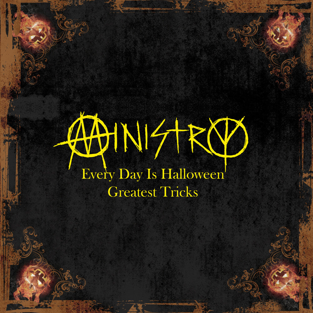 the album cover for Ministry - Every Day Is Halloween - Greatest Tricks