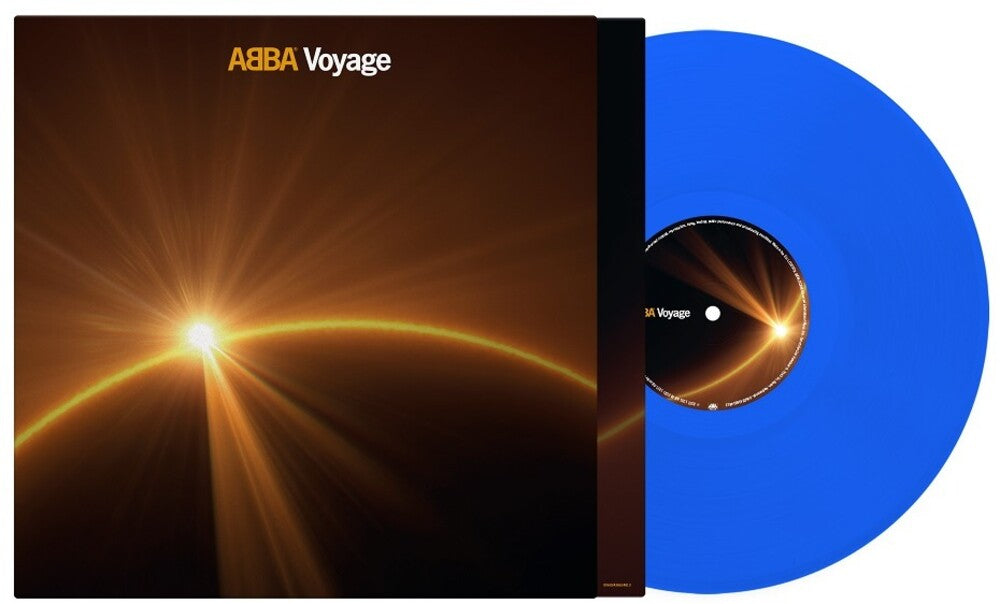 the album cover for ABBA - Voyage [Indie Exclusive Limited Edition Blue LP]