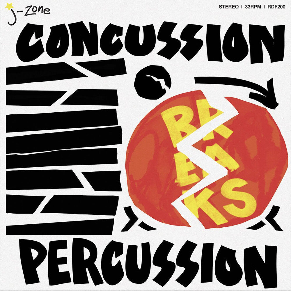 the album cover for J Zone - Concussion Percussion