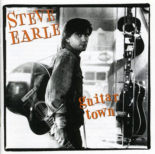 the album cover for Steve Earle - Guitar Town