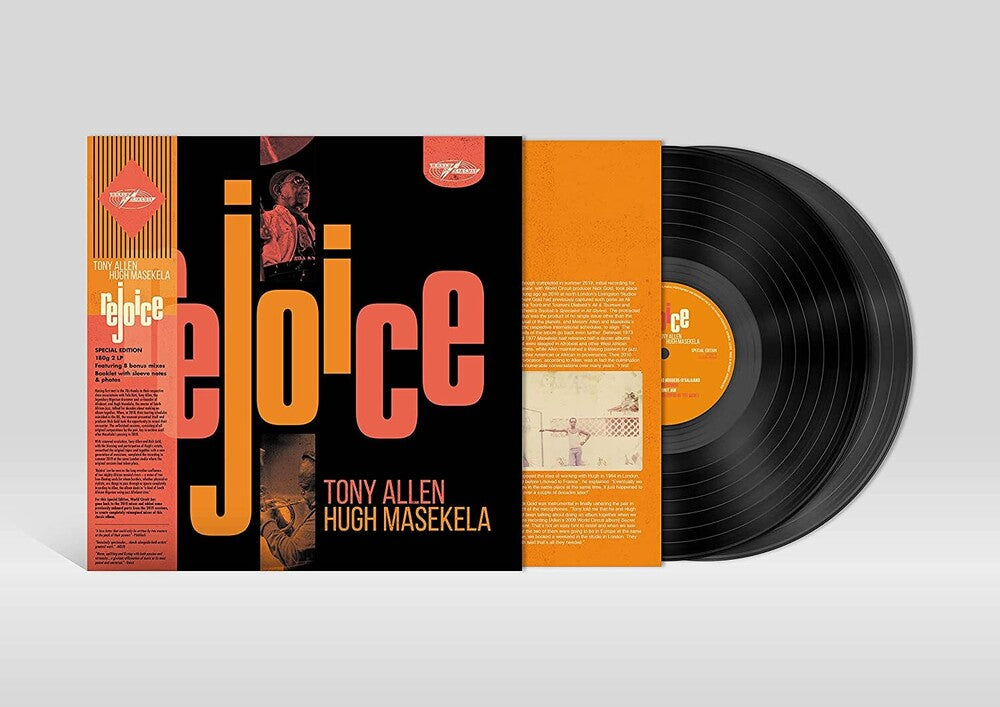 the album cover for Tony Allen  / Masekela,Hugh - Rejoice (Spec)