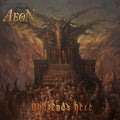 the album cover for Aeon - God Ends Here