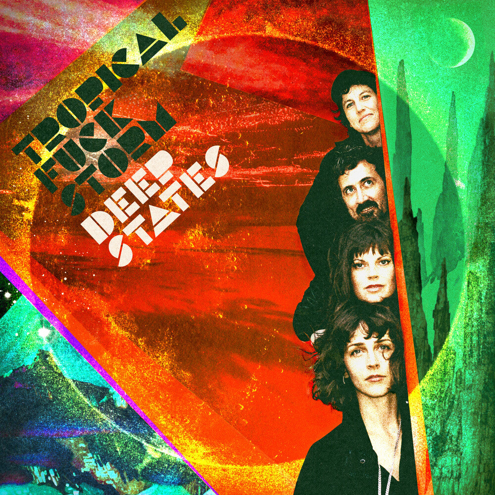 the album cover for Tropical Fuck Storm - Deep States (Teal Vinyl) [Colored Vinyl]