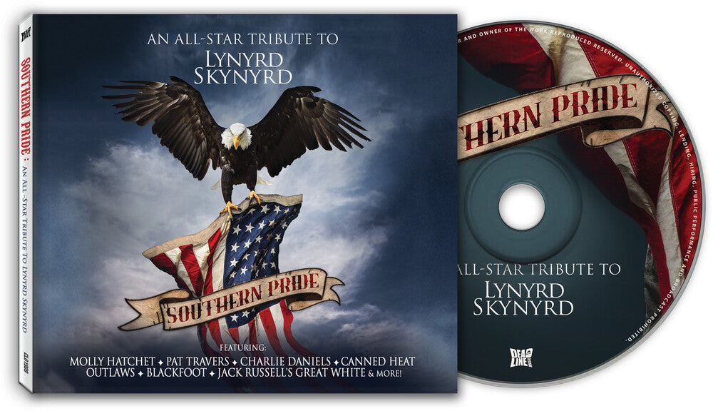 the album cover for Southern Pride All-Star Tribute To Lynyrd Skynyrd - Southern Pride All-Star Tribute To Lynyrd Skynyrd