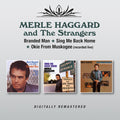 the album cover for Merle Haggard  & The Strangers - Branded Man / Sing Me Back Home / Okie From (Uk)