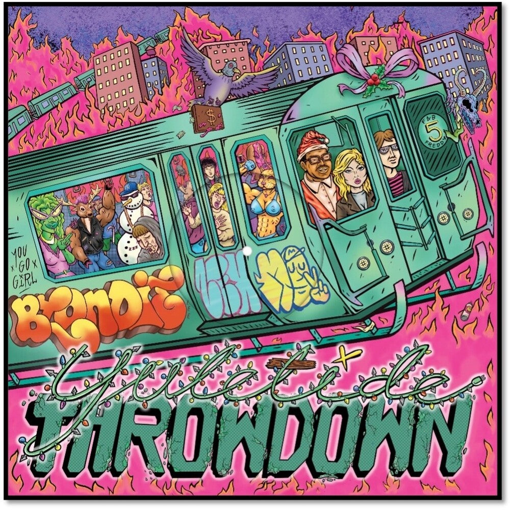 the album cover for Blondie - Yuletide Throwdown [Indie Exclusive Limited Edition Black 12in Single]