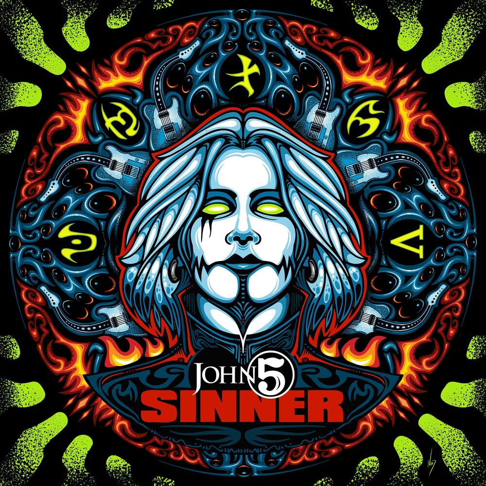 the album cover for John 5 & The Creatures - Sinner