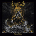 the album cover for Valkyrja - Throne Ablaze