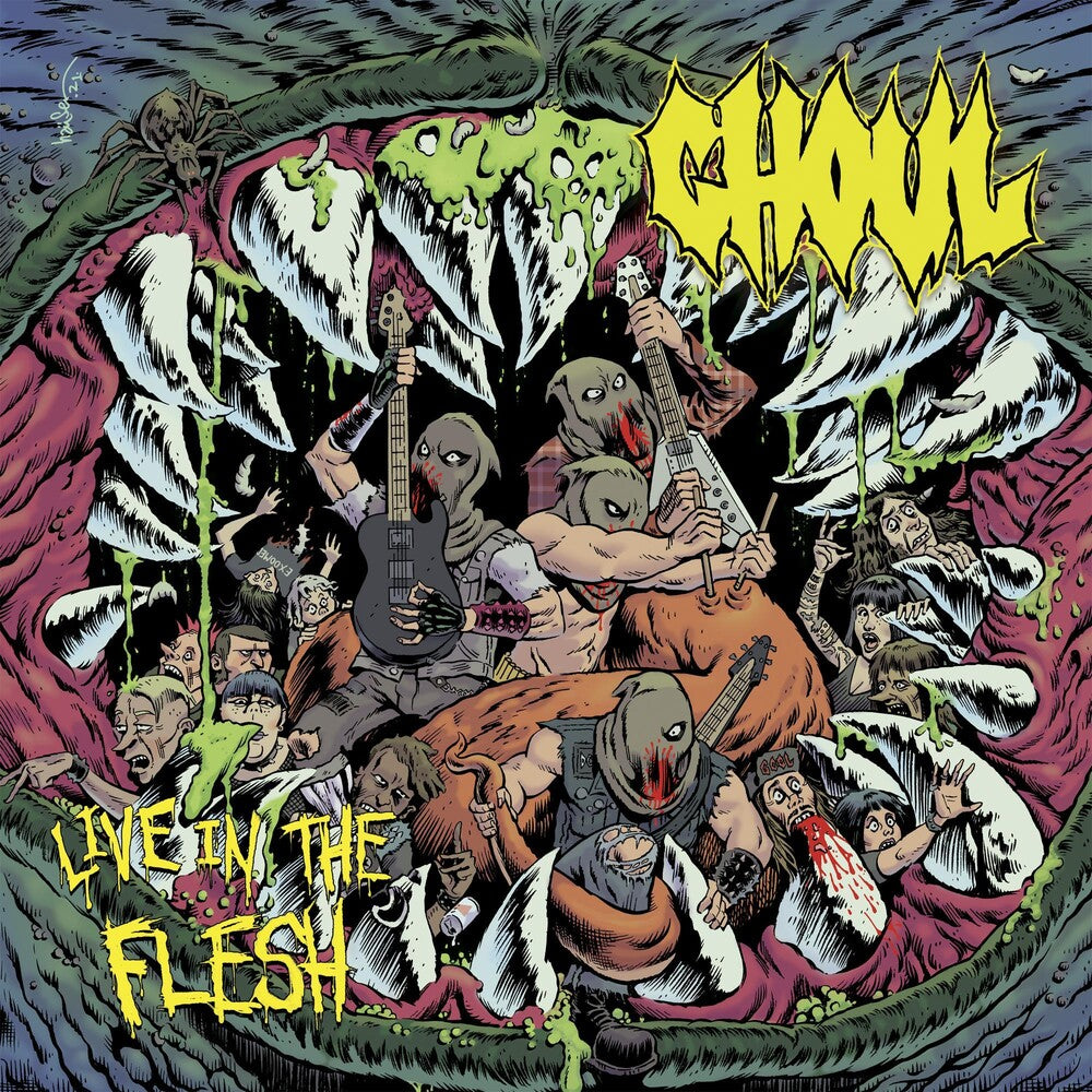 the album cover for Ghoul - Live In The Flesh