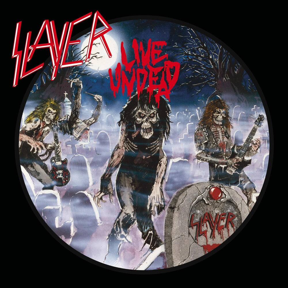 the album cover for Slayer - Live Undead