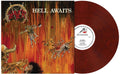 the album cover for Slayer - Hell Awaits [Limited Edition Red Marbled LP]