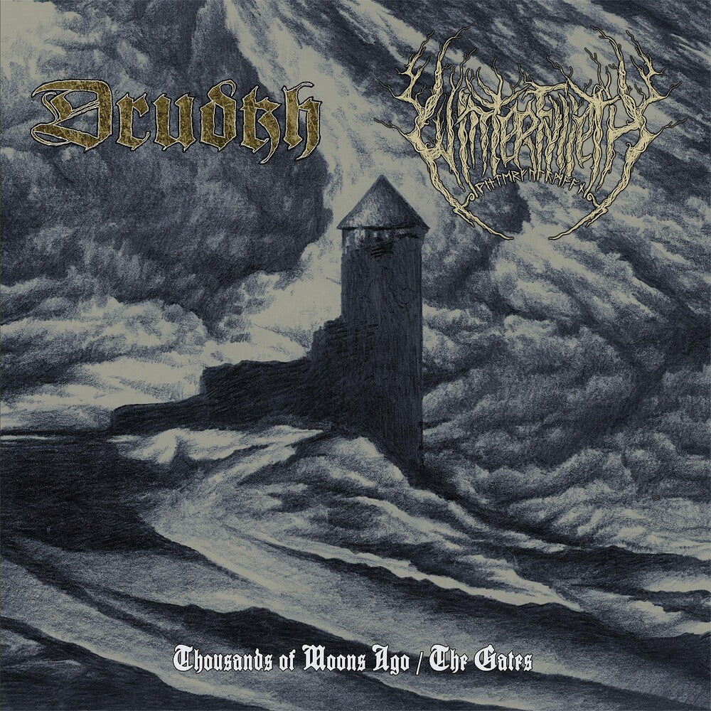 the album cover for Drudkh & Winterfylleth - Thousands Of Moons Ago / The Gates