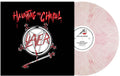 the album cover for Slayer - Haunting The Chapel [Limited Edition Red & White Marbled LP]