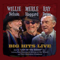 the album cover for Willie Nelson, Merle Haggard, Ray Price - Willie, Merle & Ray: Big Hits Live From The Last Of The Breed Tour [RSD Black Friday 2021]