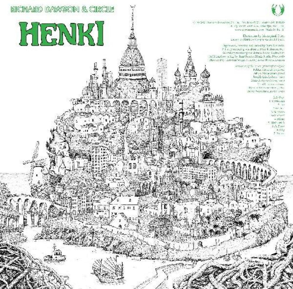 the album cover for Richard Dawson & Circle - Henki