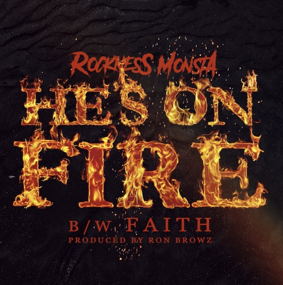 the album cover for Unknown Artist - He's On Fire b/w Faith [RSD 2022]