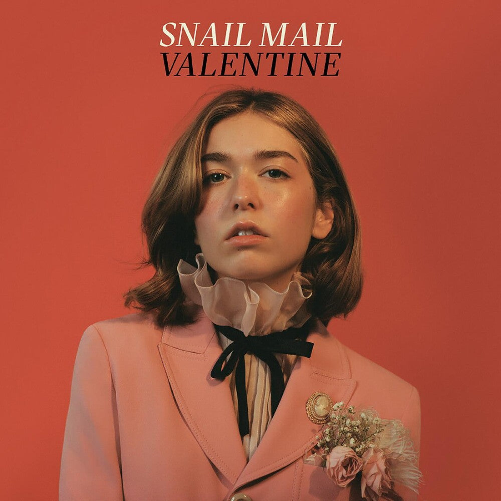 the album cover for Snail Mail - Valentine [Indie Exclusive Limited Edition Gold LP]
