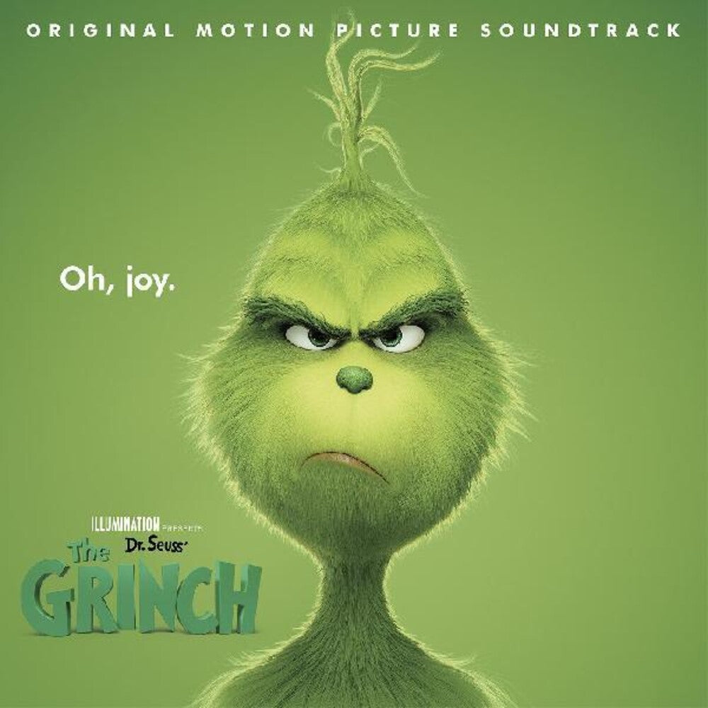 the album cover for Dr Seuss The Grinch / O.S.T. (Cvnl) (Red) (Wht) - Dr Seuss The Grinch / O.S.T. [Clear Vinyl] (Red) (Wht)