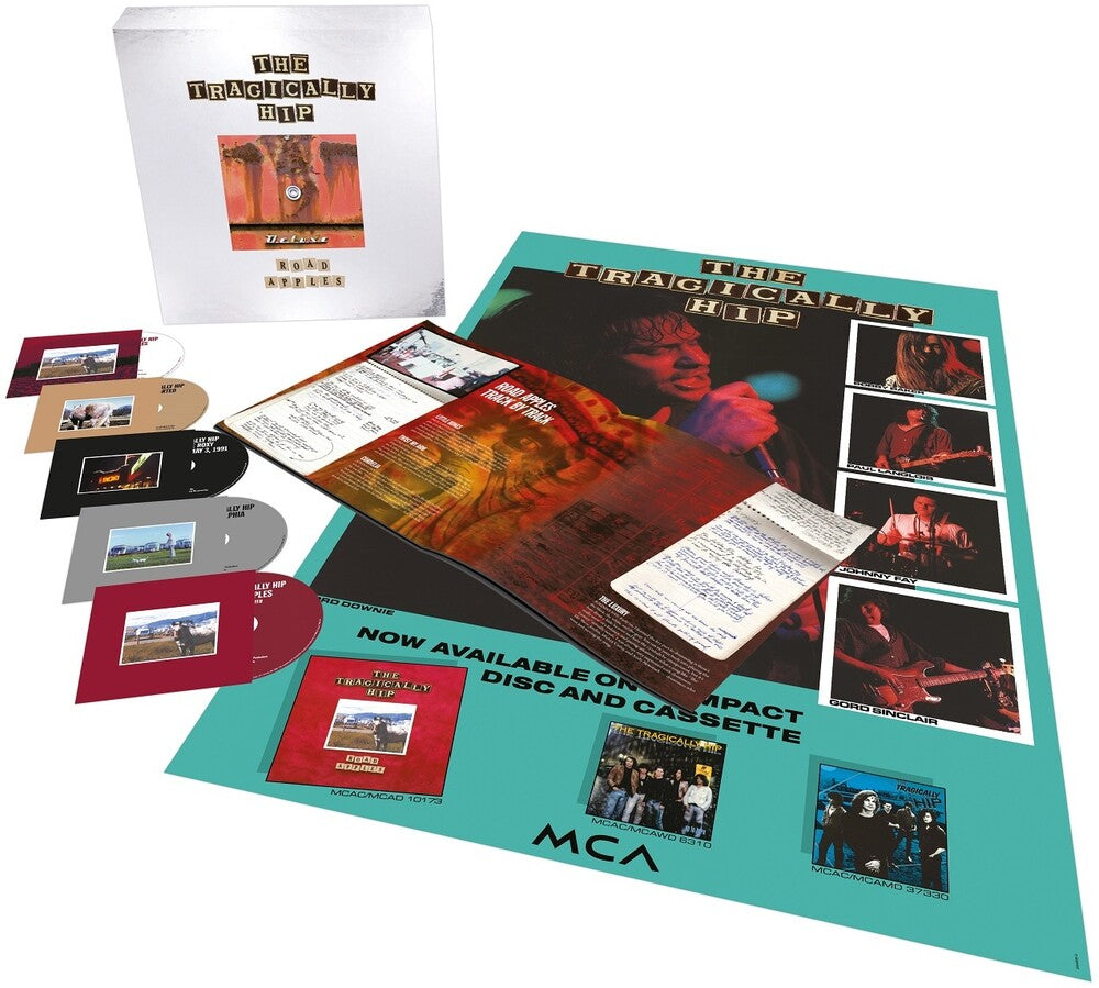 the album cover for The Tragically Hip - Road Apples: 30th Anniversary [4 CD/Blu-ray]