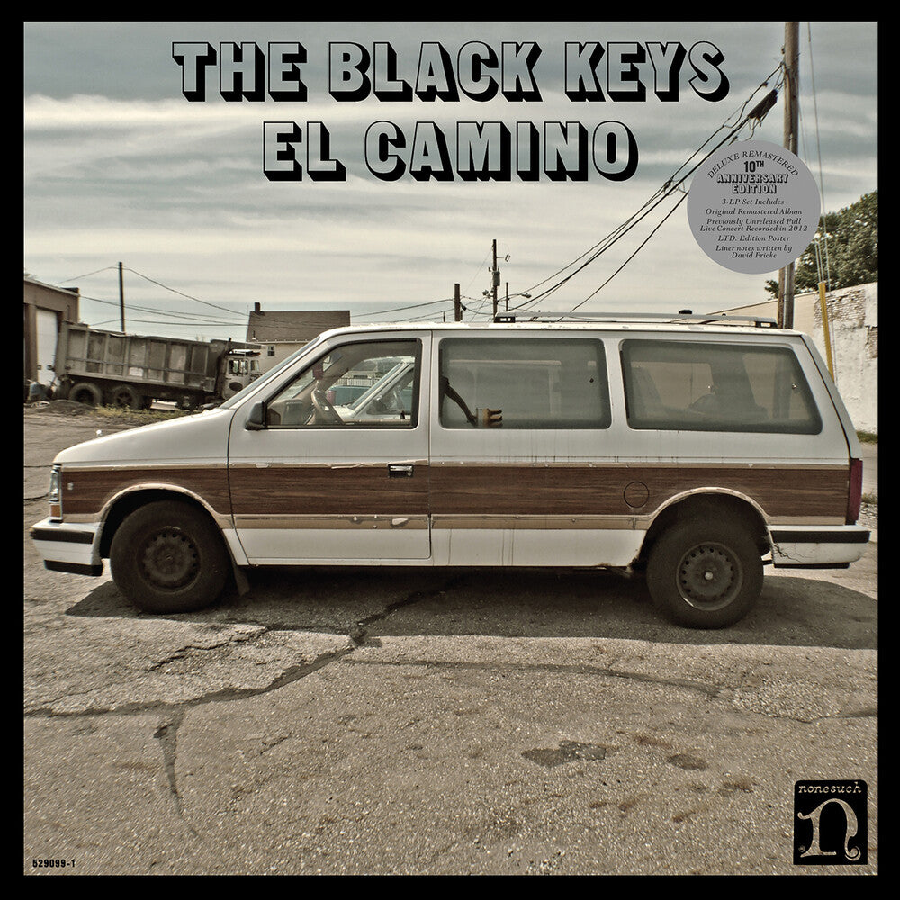 the album cover for The Black Keys - El Camino: 10th Anniversary Edition [Super Deluxe 4CD]