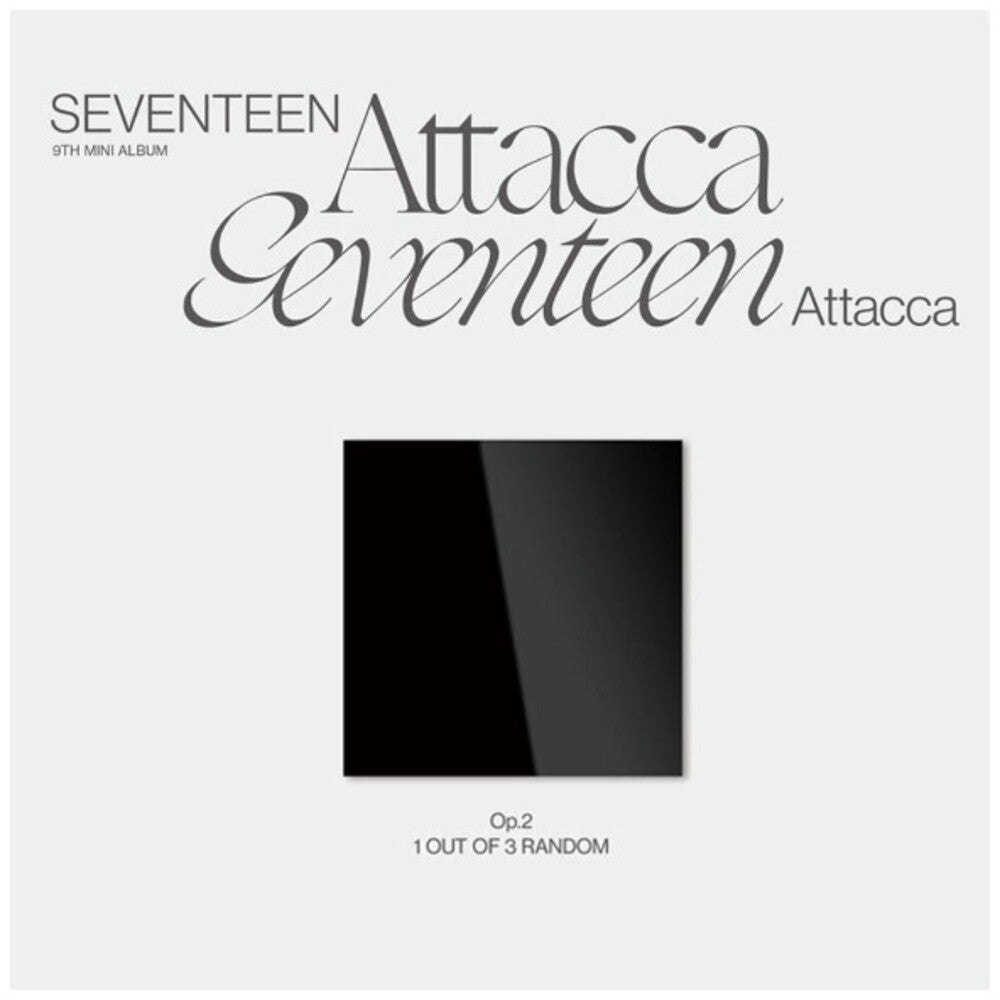 the album cover for SEVENTEEN - SEVENTEEN 9th Mini Album ‘Attacca’ [Op.2]