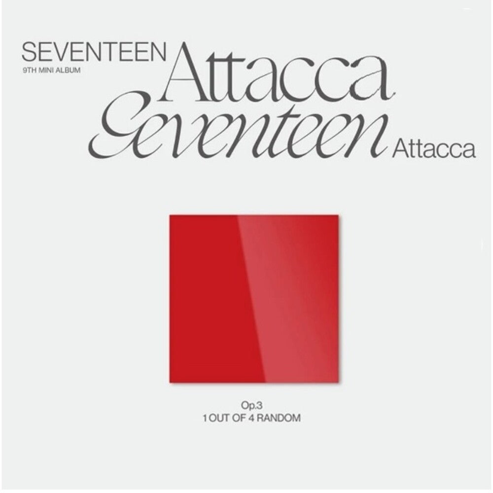 the album cover for SEVENTEEN - SEVENTEEN 9th Mini Album ‘Attacca’ [Op.3]