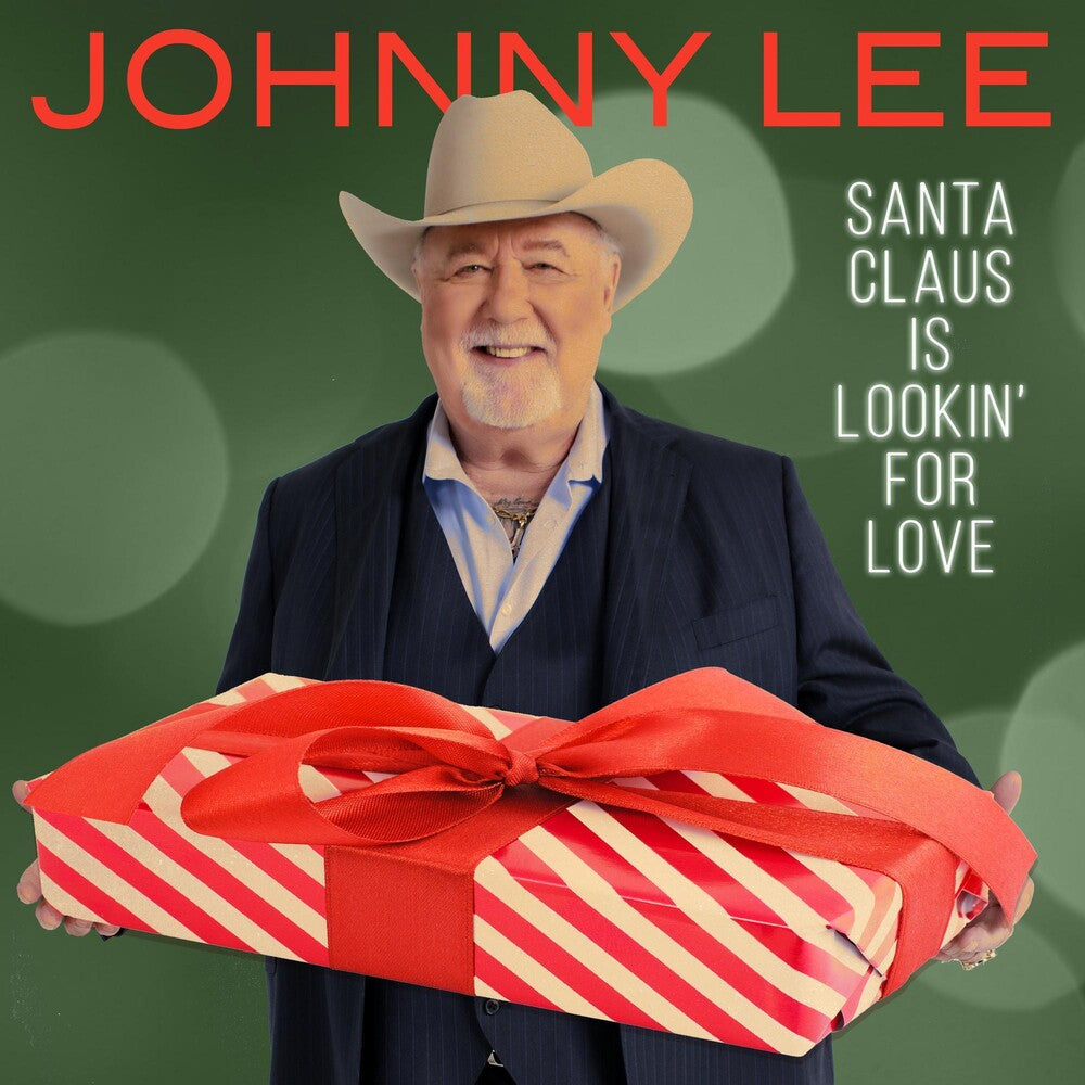 the album cover for Johnny Lee - Santa Claus Is Lookin' For Love