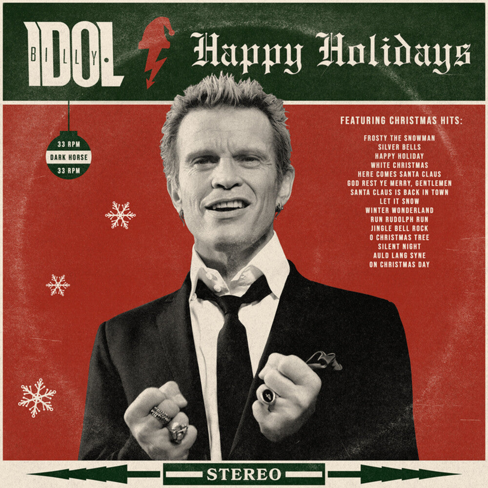 the album cover for Billy Idol - Happy Holidays