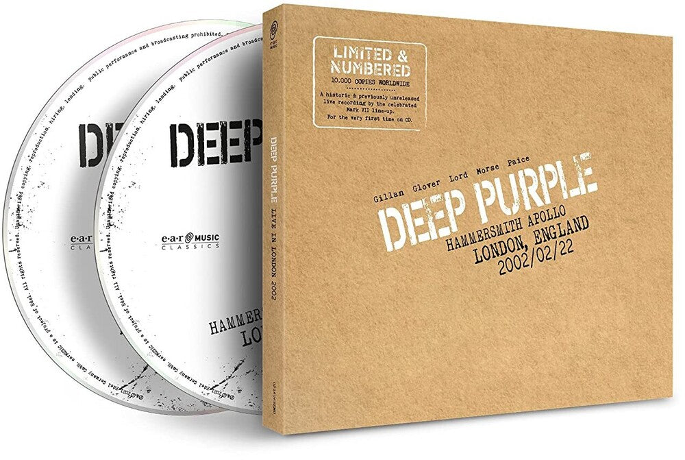 the album cover for Deep Purple - Live In London 2002 [2CD]