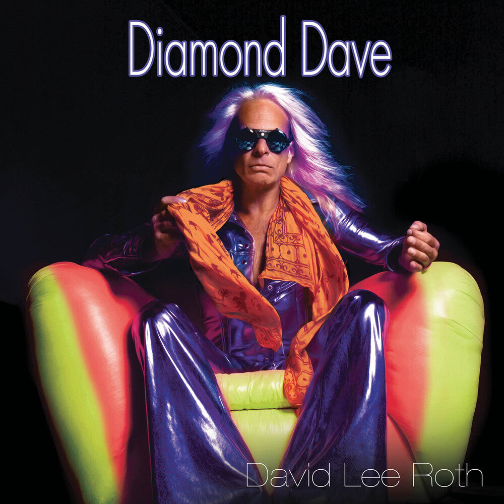 the album cover for David Lee Roth - Diamond Dave [Limited Edition Pink LP]