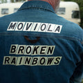 the album cover for Moviola - Broken Rainbows