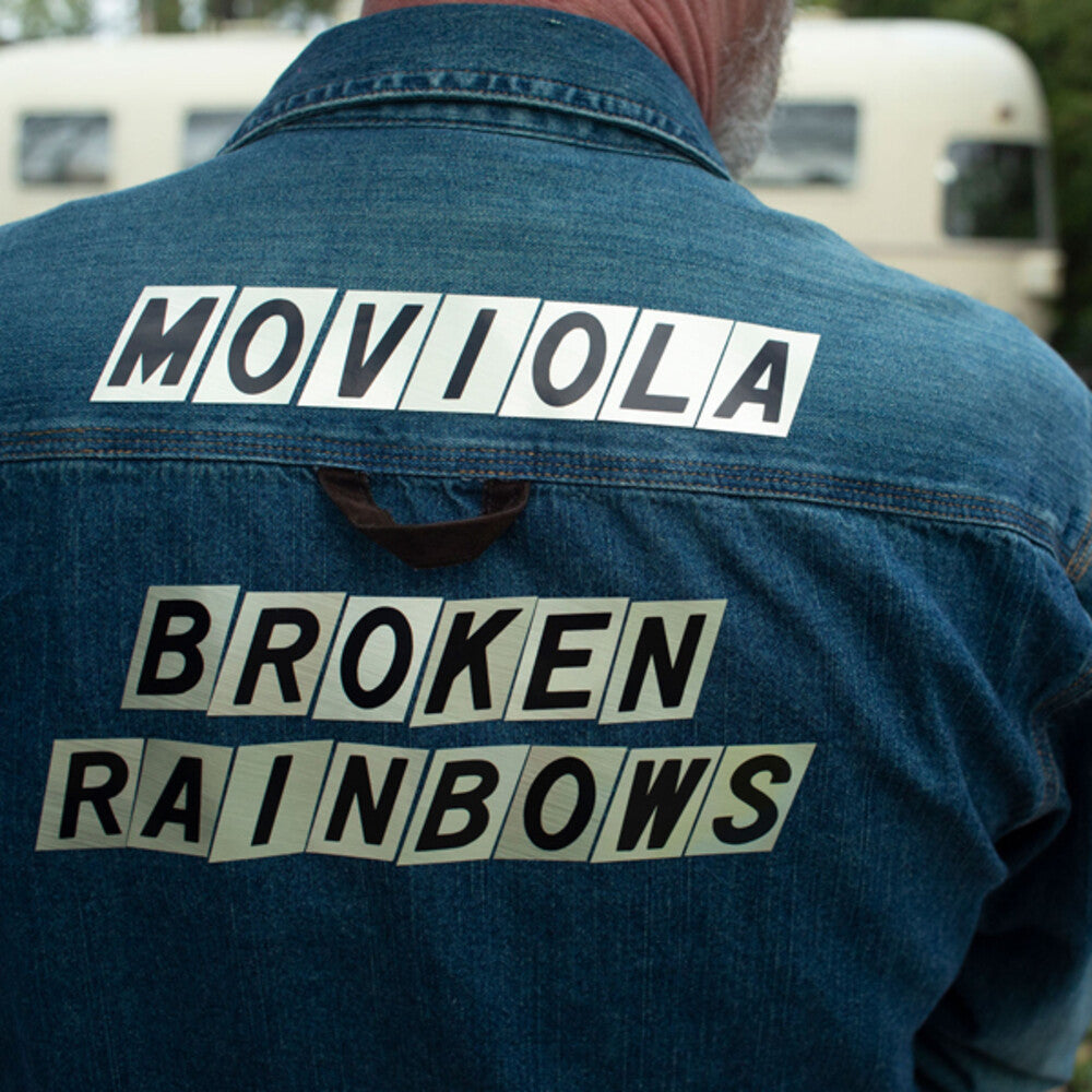 the album cover for Moviola - Broken Rainbows
