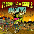 the album cover for Left Alone / Voodoo Glow Skulls - Livin' The Apocalypse