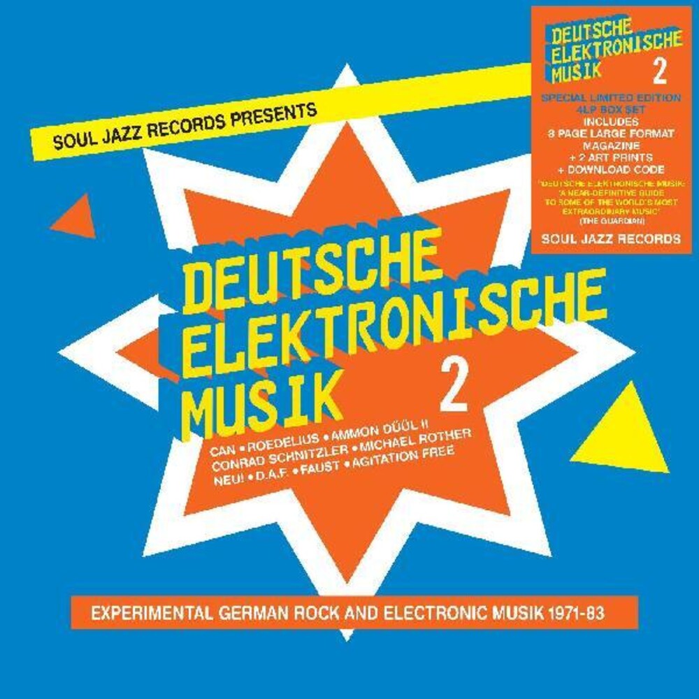 the album cover for Soul Jazz Records Presents - Deutsche Elektronische Musik (Box) [Deluxe] [Limited Edition]