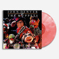 the album cover for John Denver - A Christmas Together [Indie Exclusive Limited Edition Candy Cane Swirl LP]