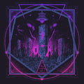 the album cover for Hollywood Burns - Age Of The Saucers