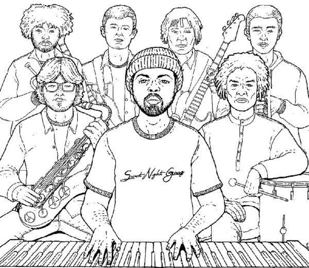 the album cover for Secret Night Gang - Secret Night Gang
