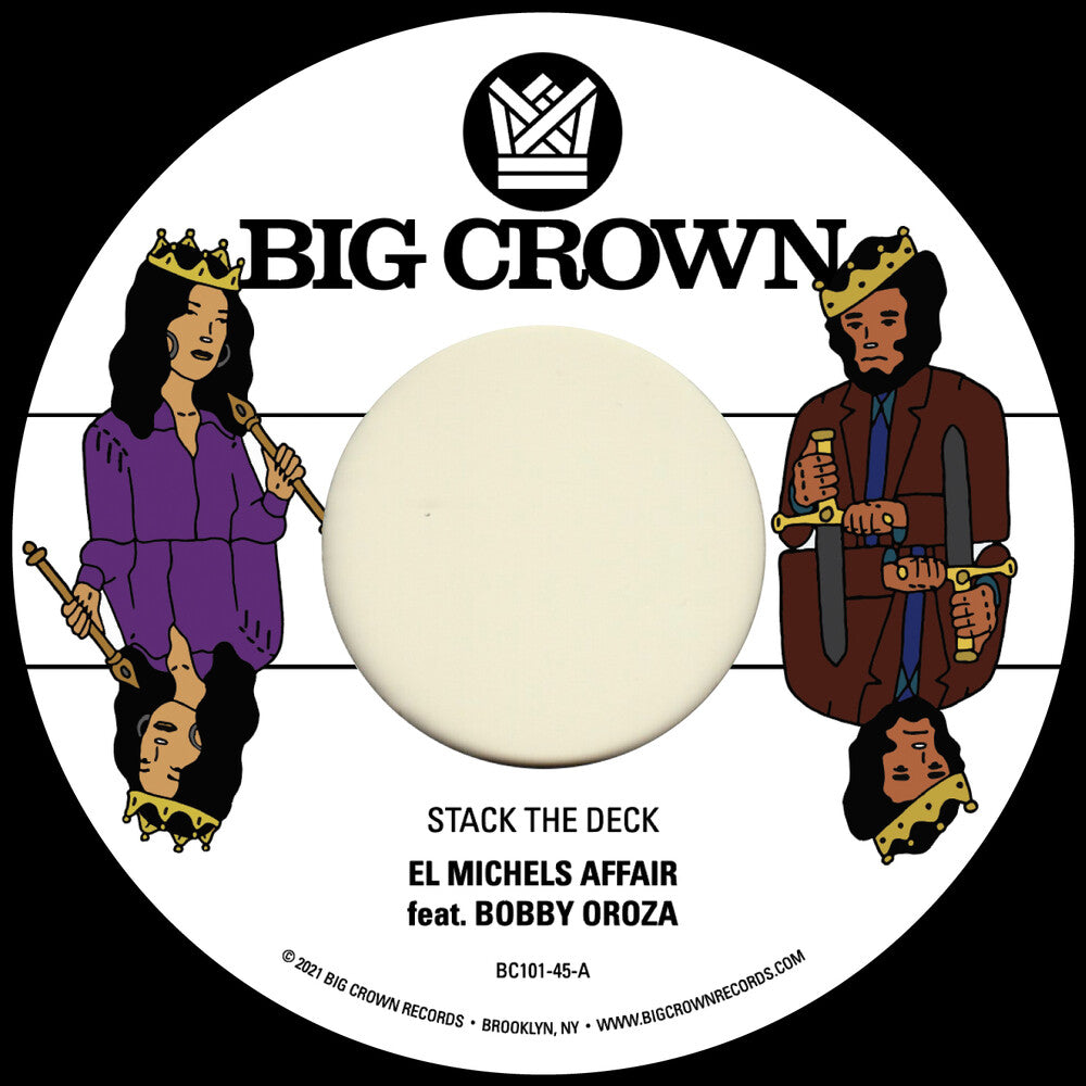 the album cover for El Michels Affair - Stack The Deck B/W Things Done Changed