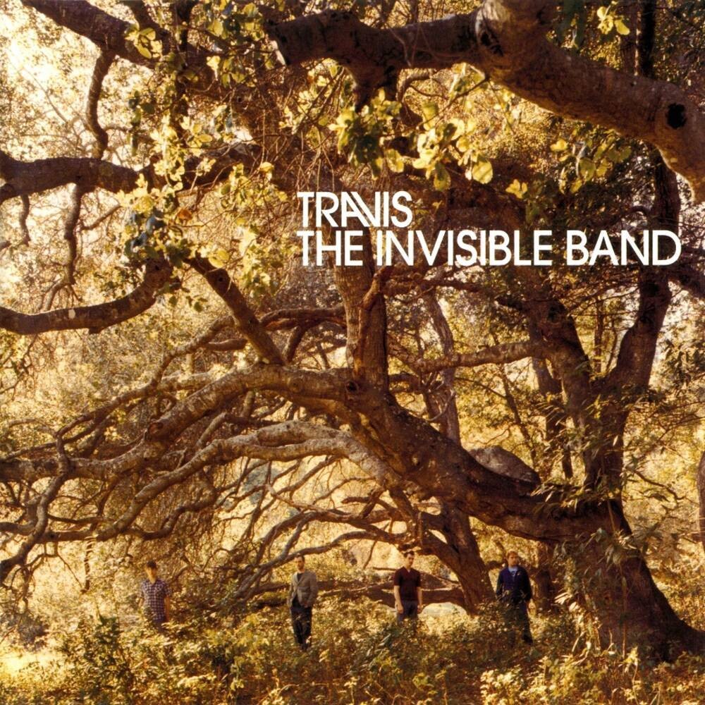 the album cover for Travis - The Invisible Band: 20th Anniversary [Indie Exclusive Limited Edition Forest Green LP]