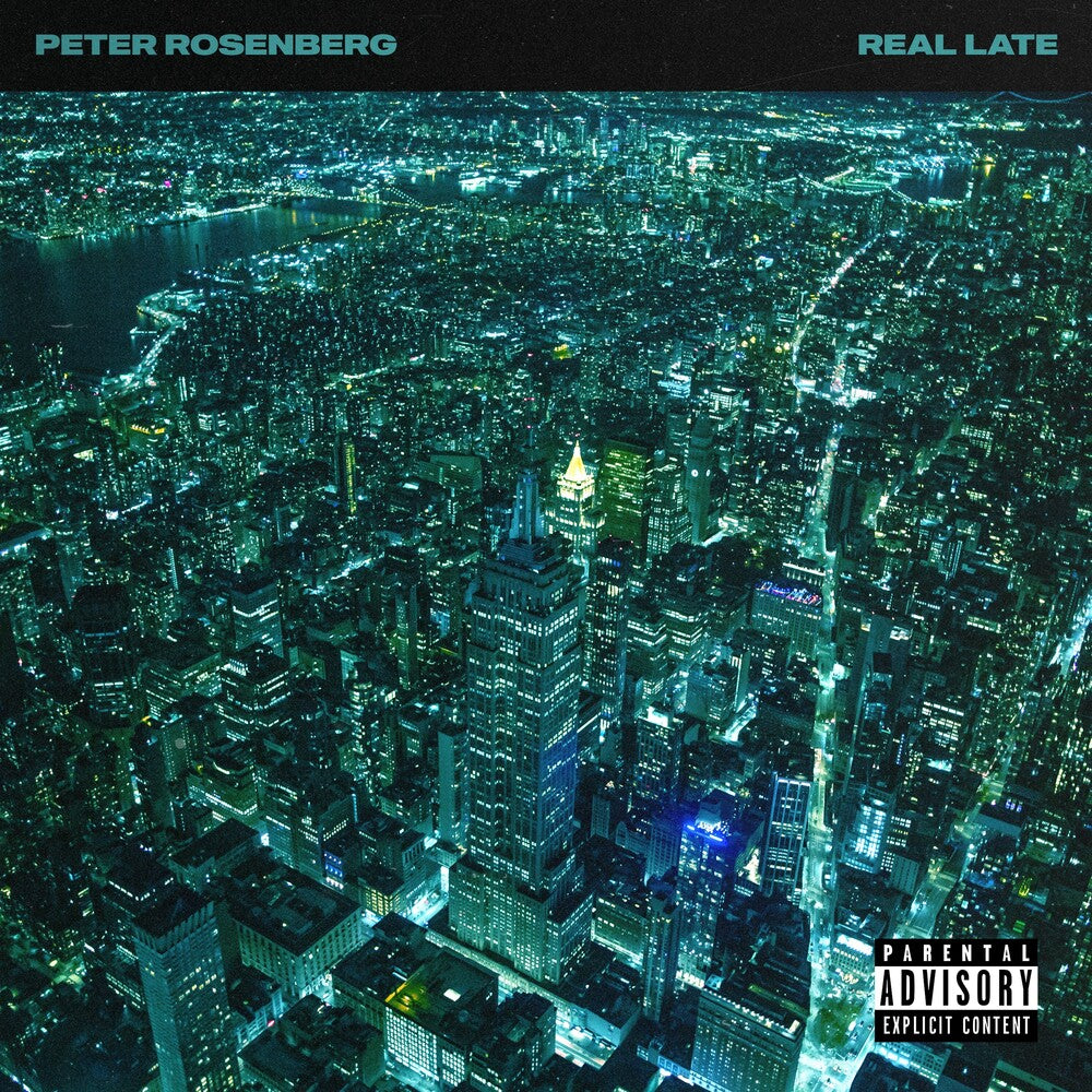 the album cover for Peter Rosenberg - Real Late
