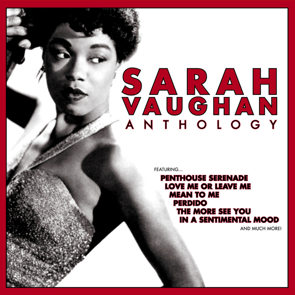 the album cover for Sarah Vaughan - Anthology