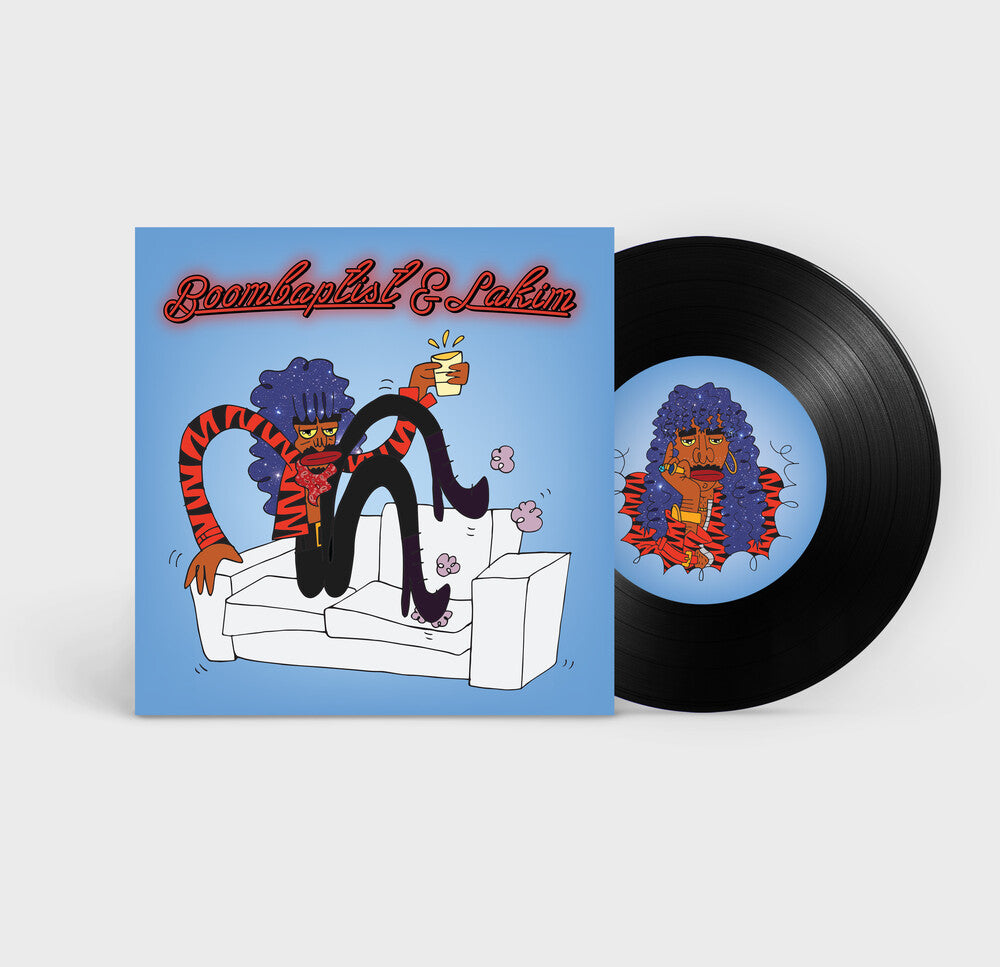 the album cover for Lakim & Boombaptist - I'm Rick James Bitch / Jerry Mane