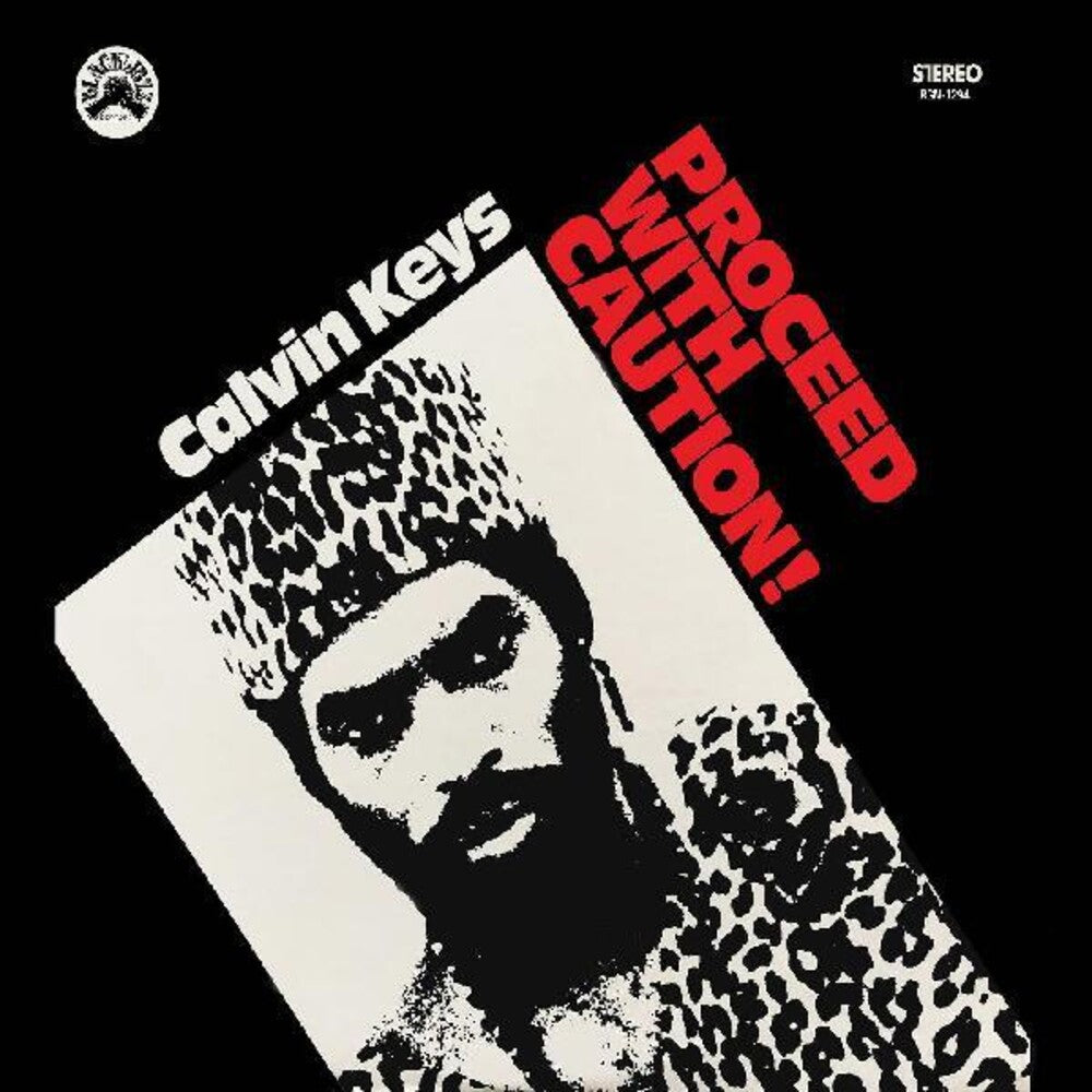 the album cover for Calvin Keys - Proceed With Caution (Blk) [Colored Vinyl] (Org) [Indie Exclusive]