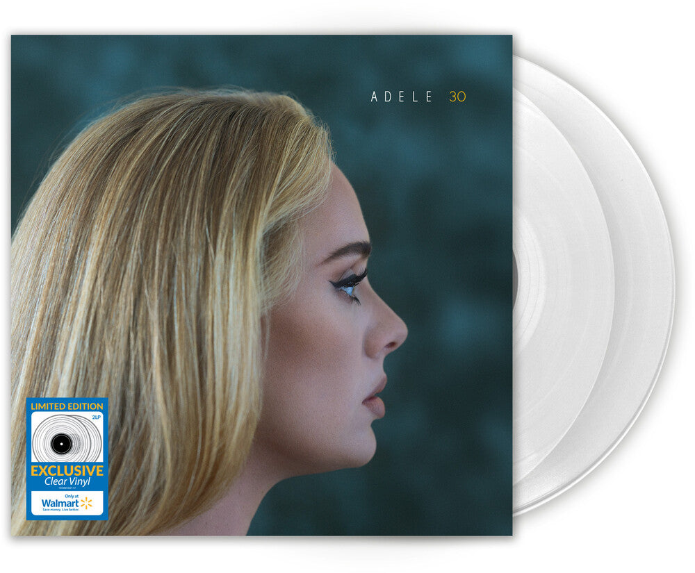 the album cover for Adele - 30 [Colored Vinyl] [Clear Vinyl]