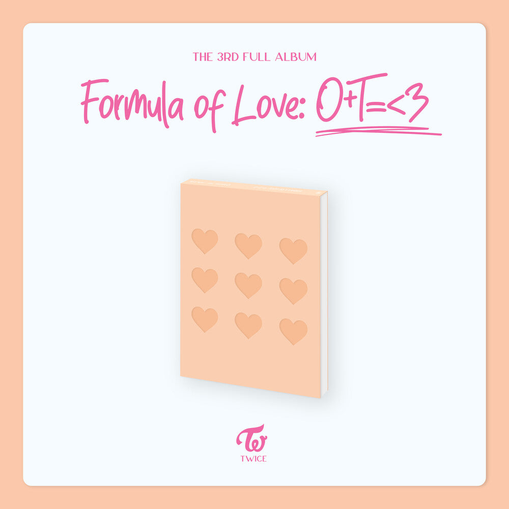 the album cover for TWICE - Formula of Love: O+T=<3 [Full of Love ver.]