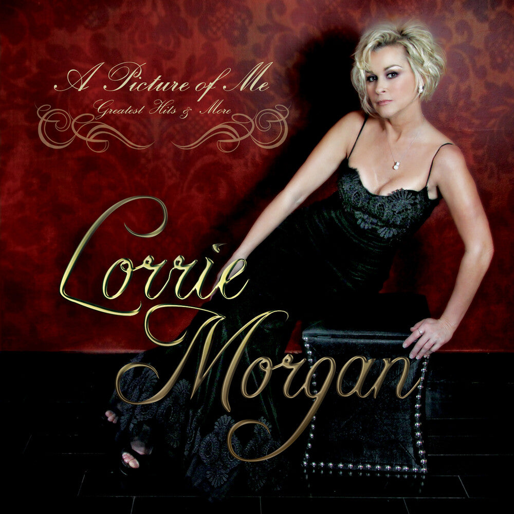 the album cover for Lorrie Morgan - Picture Of Me - Greatest Hits & More (Pink) [Colored Vinyl]