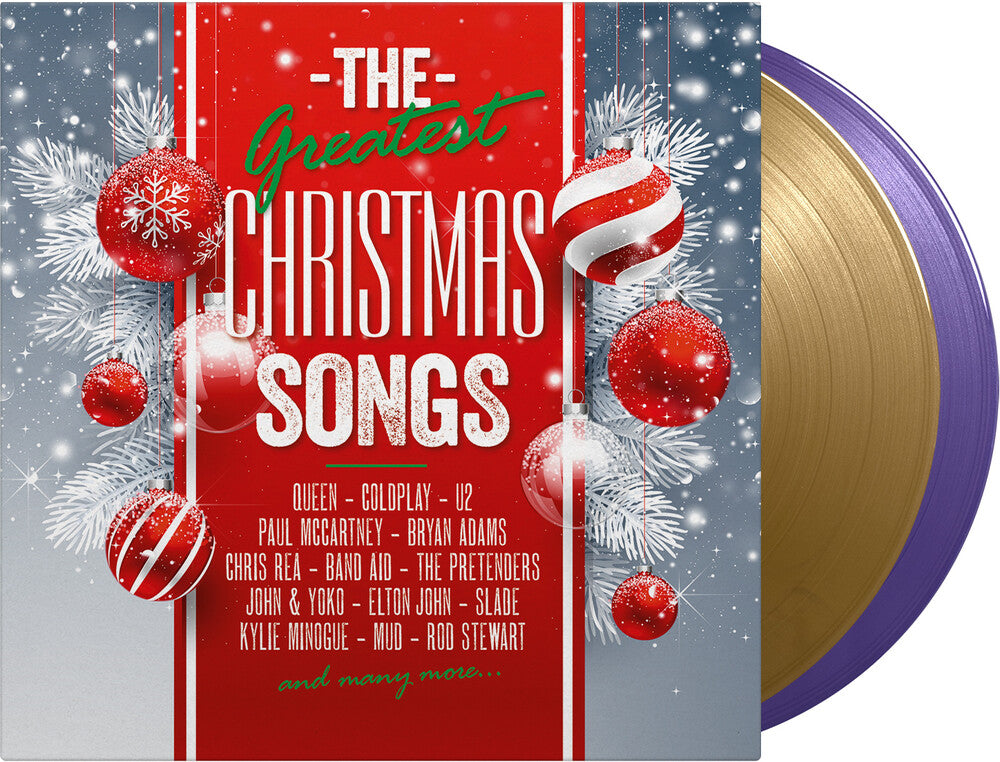 the album cover for Greatest Christmas Songs / Various (Iex) (Colv) - Greatest Christmas Songs / Various [Indie Exclusive] [Colored Vinyl]