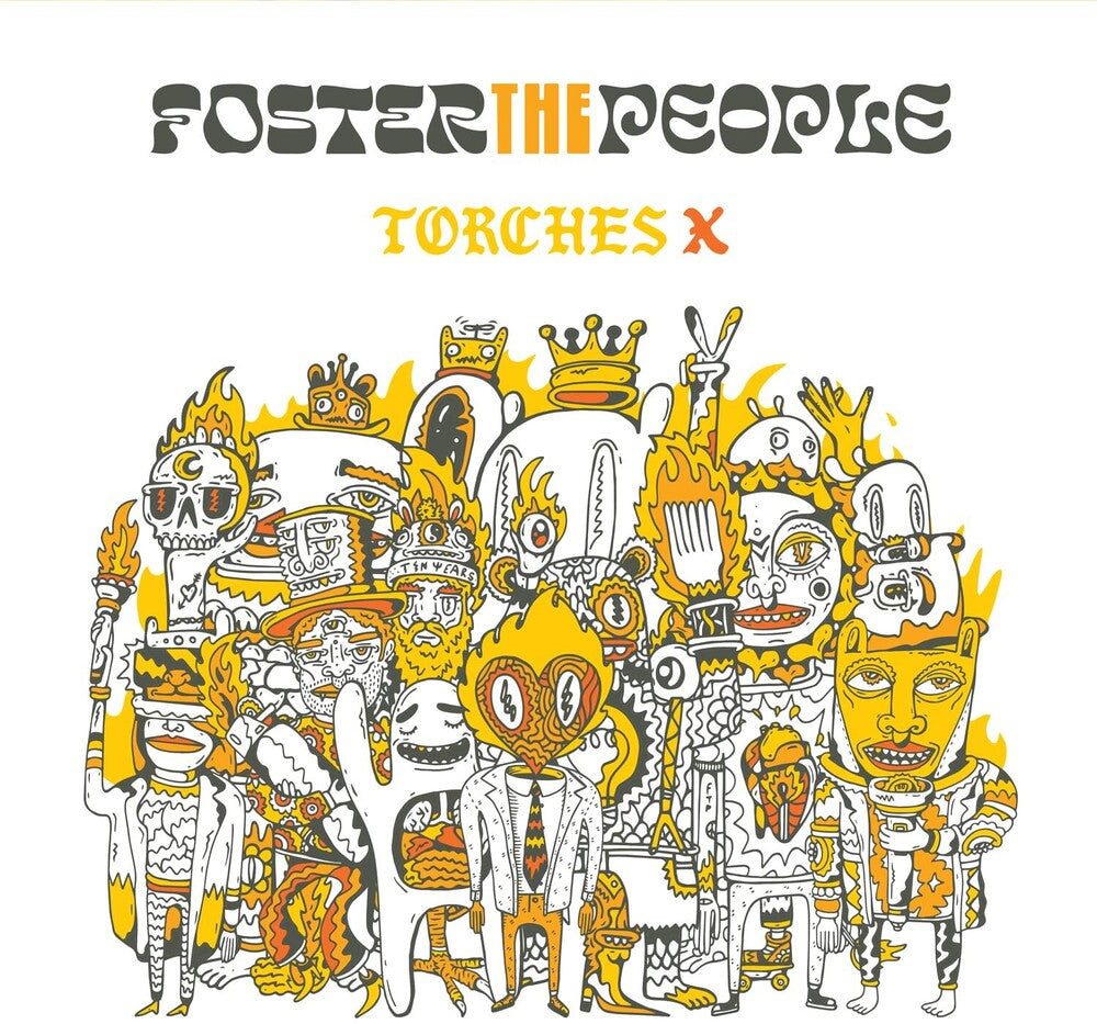 the album cover for Foster The People - Torches X [Deluxe Edition Orange 2LP]