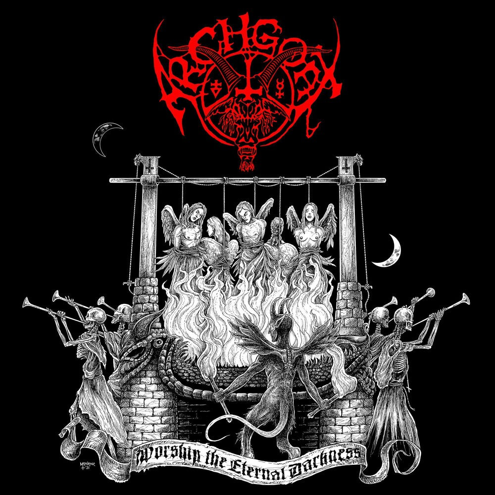 the album cover for Archgoat - Worship The Eternal Darkness