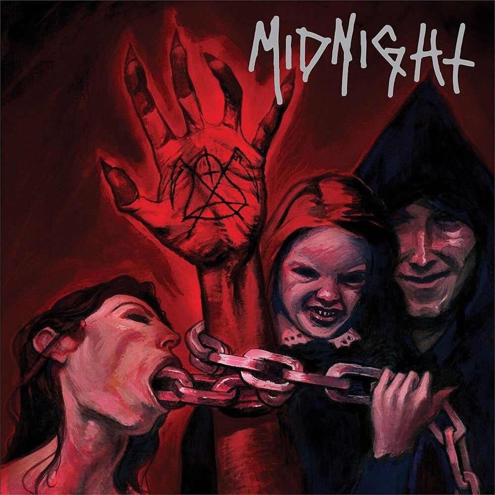 the album cover for Midnight - No Mercy For Mayhem [Royal Blue & Black LP]